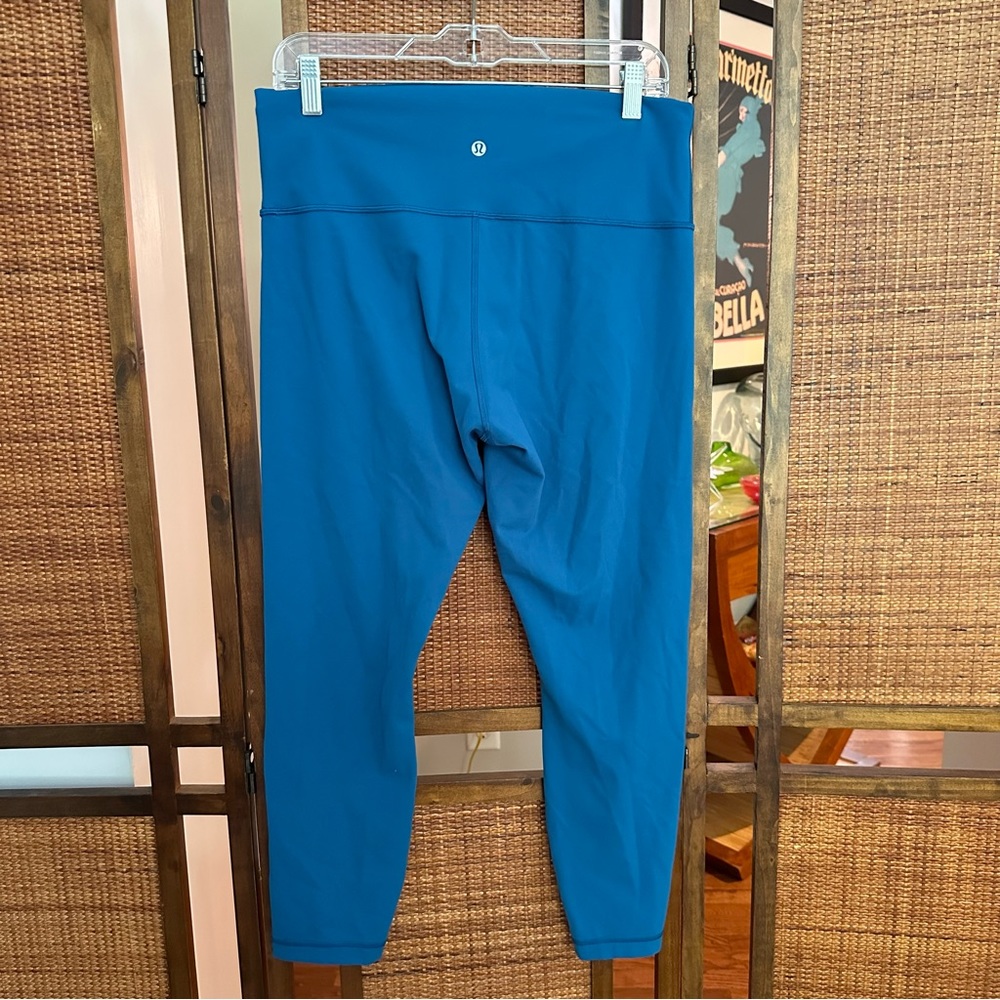 Lululemon Wunder Under Hi-Rise 1/2 Tight *Full-On Luxtreme 17" whirlpool size 14